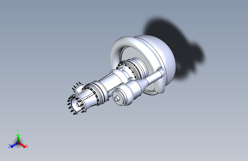 火箭发动机涡轮泵总成