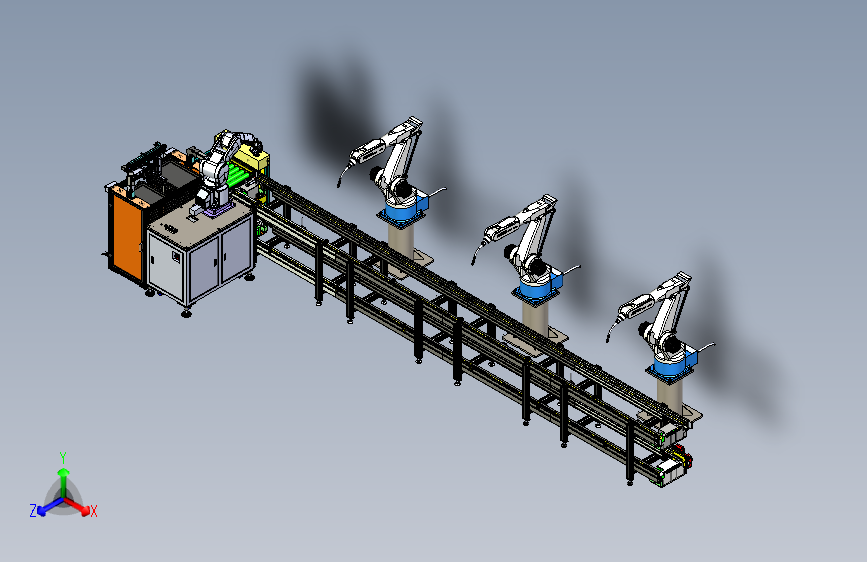 机器人倍速链焊接 55473