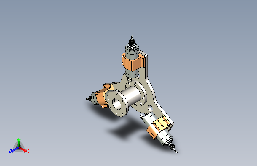 机器人打磨工具 电主轴抓手