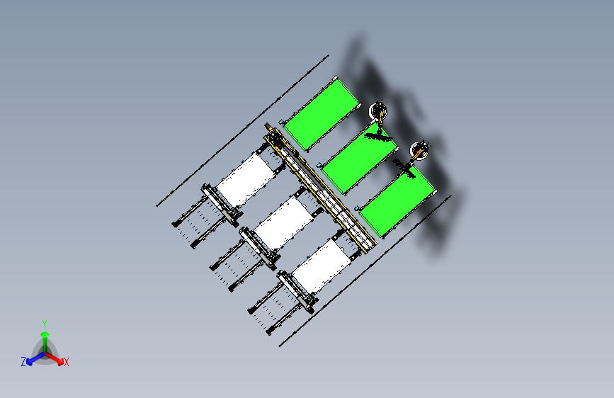 机器人地轨板材上下料