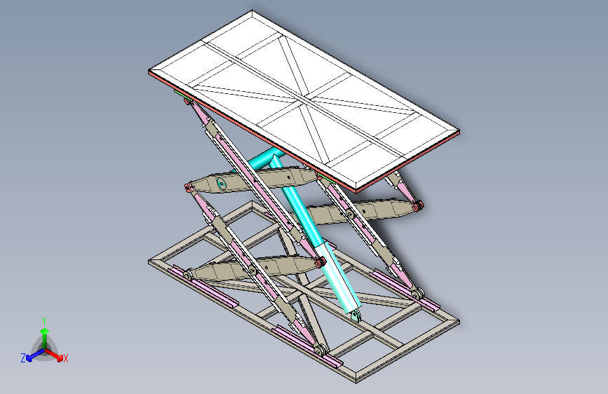 A0001397-剪叉剪刀式升降机组件