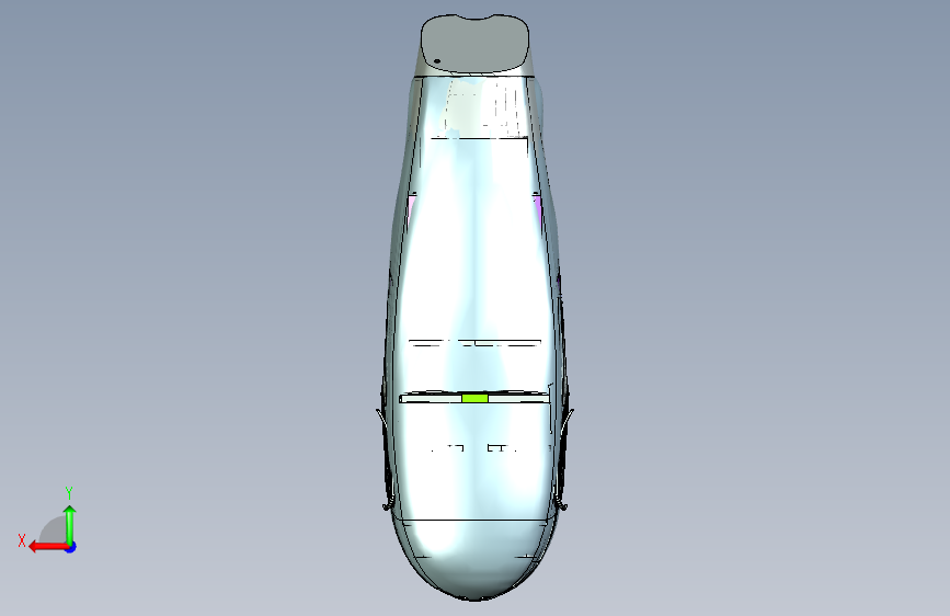 A0001378-罗宾逊R44水下潜航器潜水艇 背面视图