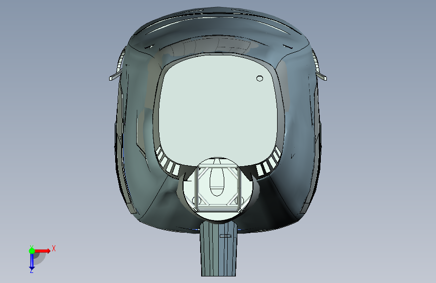 A0001378-罗宾逊R44水下潜航器潜水艇 俯视图