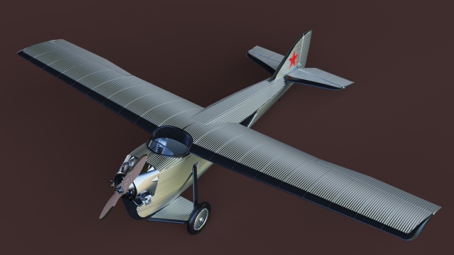 A0001387-俄式飞机ANT-2