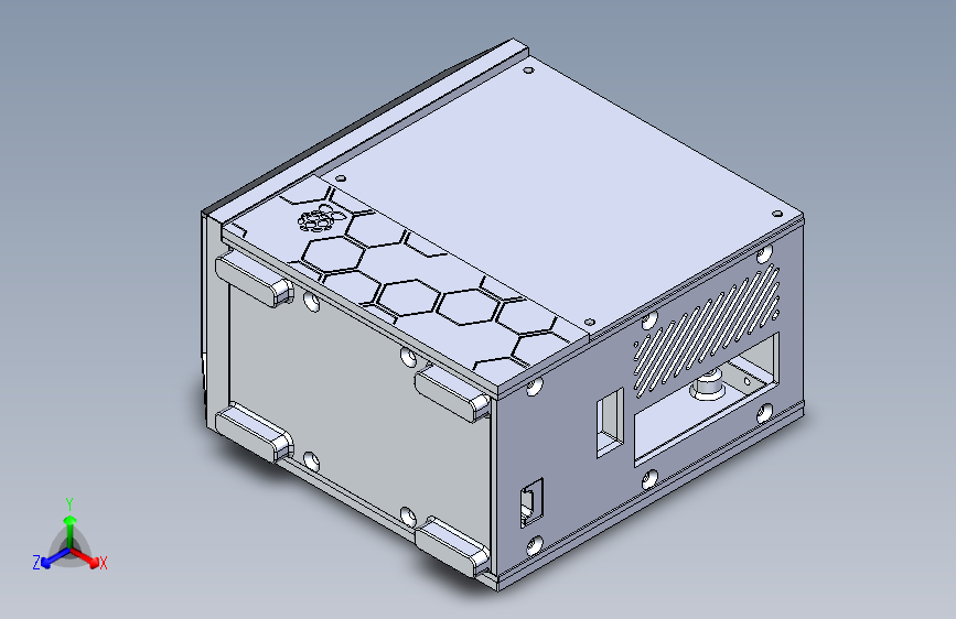 B2001763-树莓派迷你塔式电脑机箱