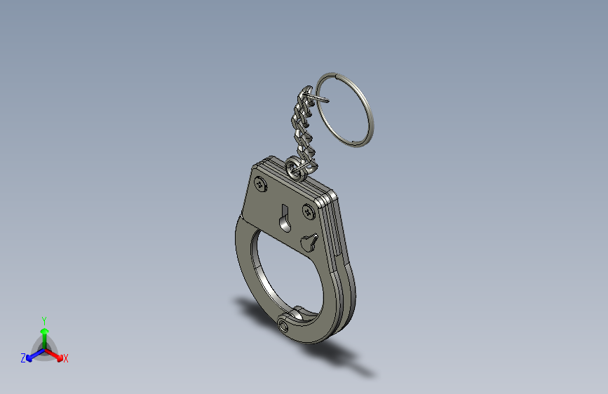 B2001805-手铐 - 钥匙圈