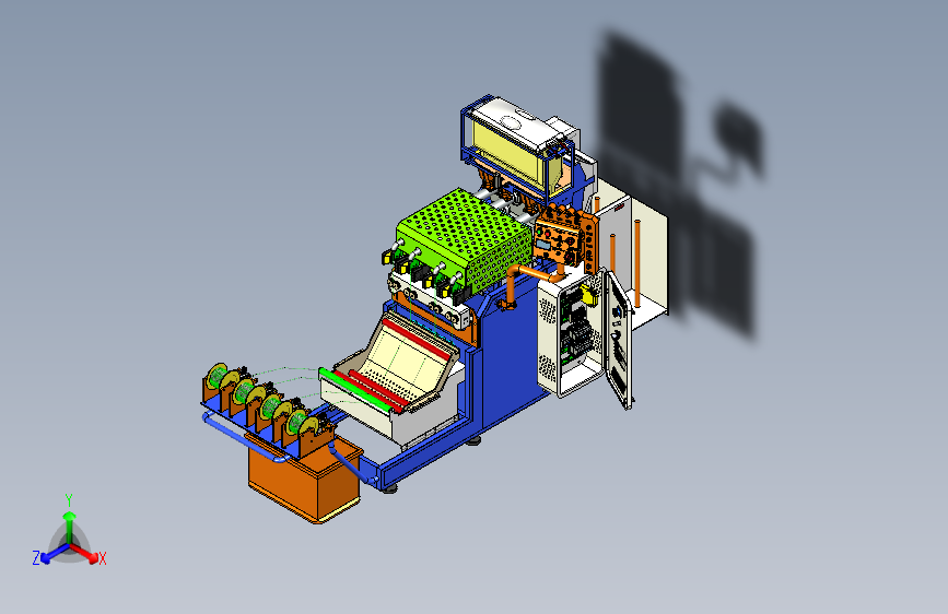 B2001858-四通道3D打印机丝材生产挤出机。
