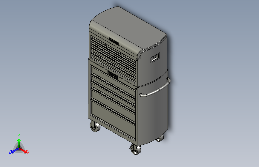 B3001659-工具箱和柜子手推车