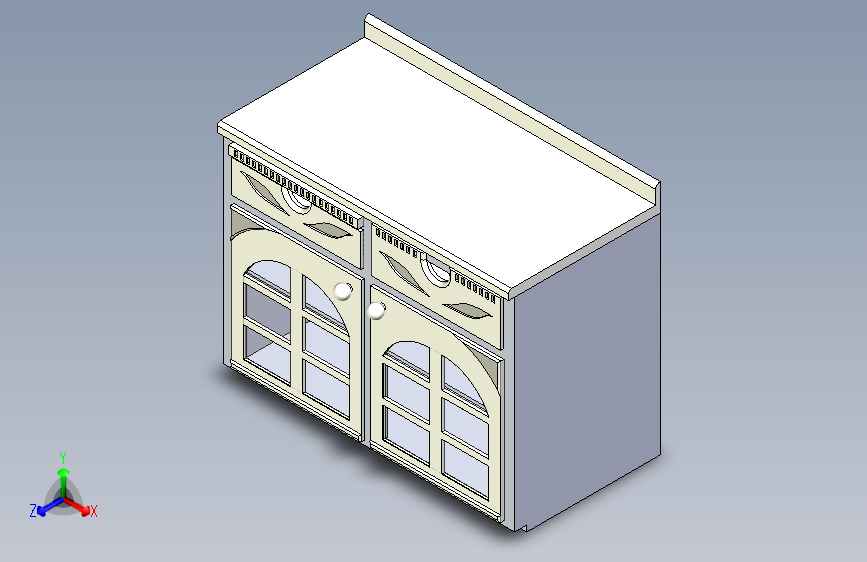 B3001668-厨房橱柜（2个版本）