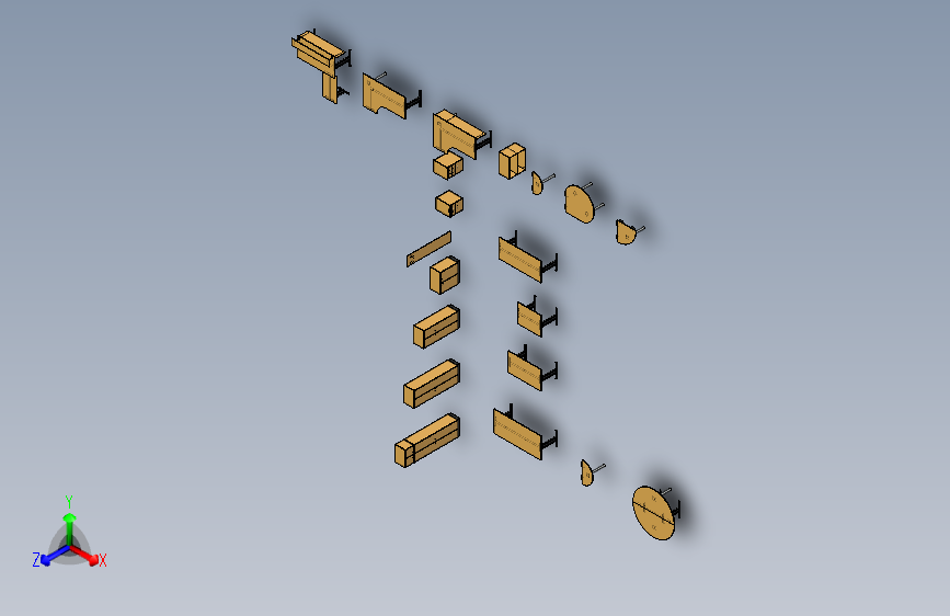 B3001719-办公家具桌椅