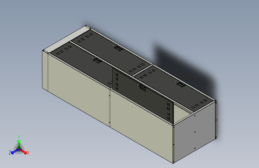 B3001764-金属柜 AT002薄板柜 1800x450x600