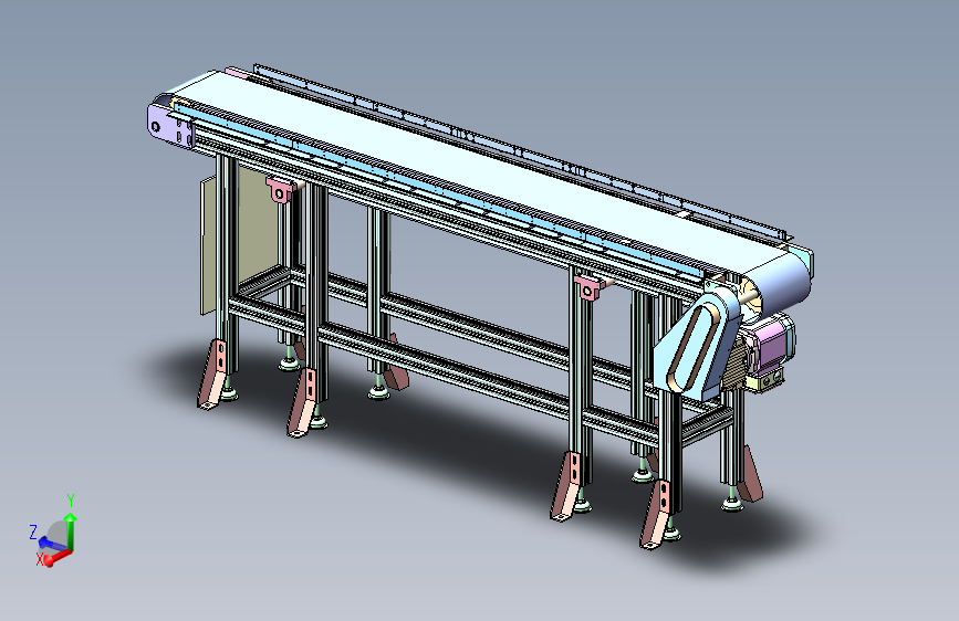 宽度200长度2000皮带线