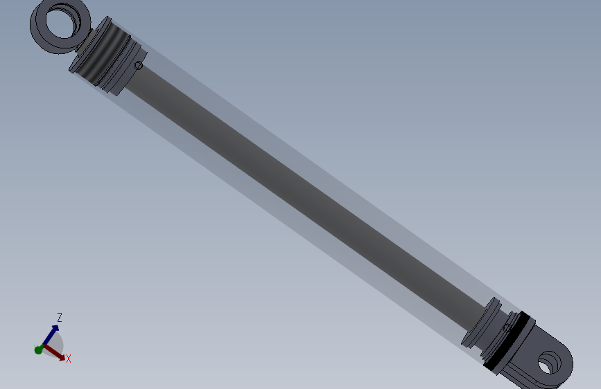 焊接式液压缸（前后安装）100x50x726.5毫米