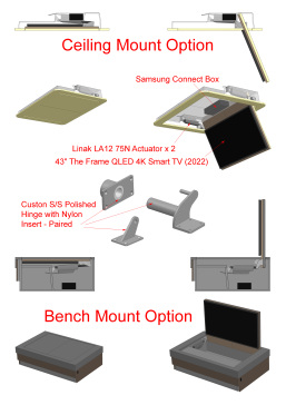 折叠_嵌入式电视机构