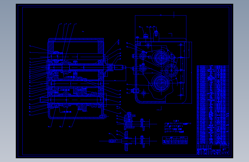 3t叉车3进3退变速箱