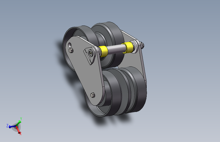 CD60R-3履带承重轮单元B