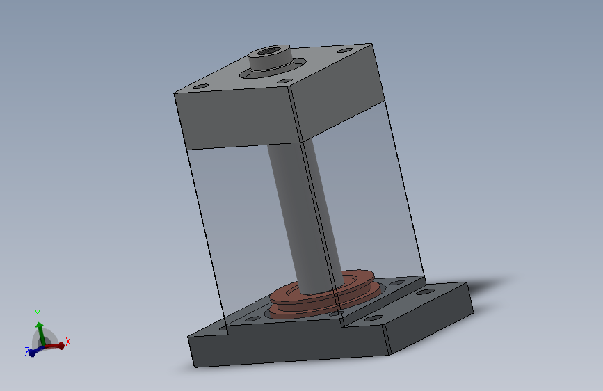 A0001425-特殊气缸（带后法兰固定）50x20x80mm