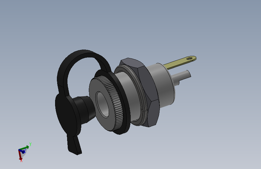 DC-99面板式电源座--906627-10