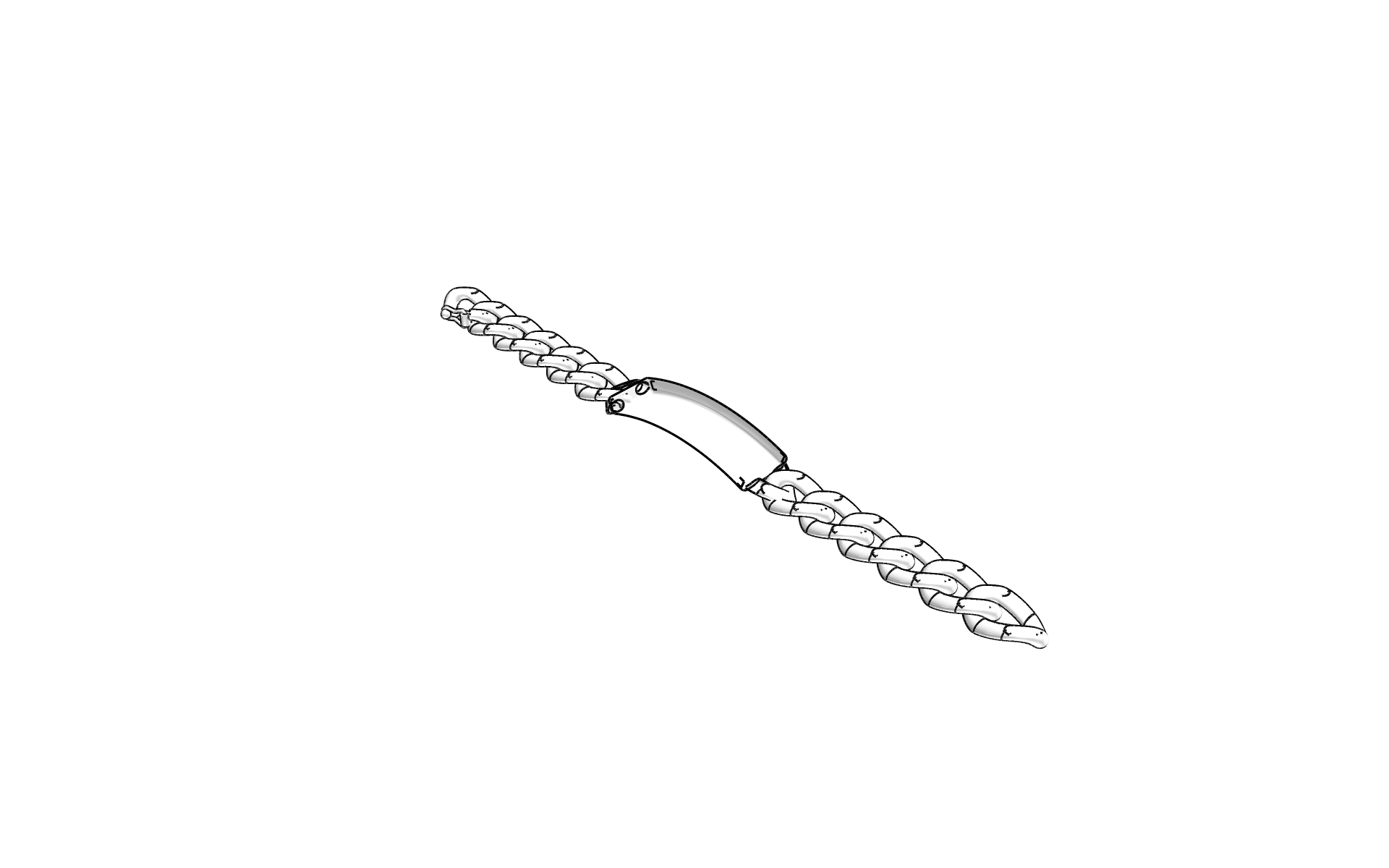 A2001924-银手镯手链