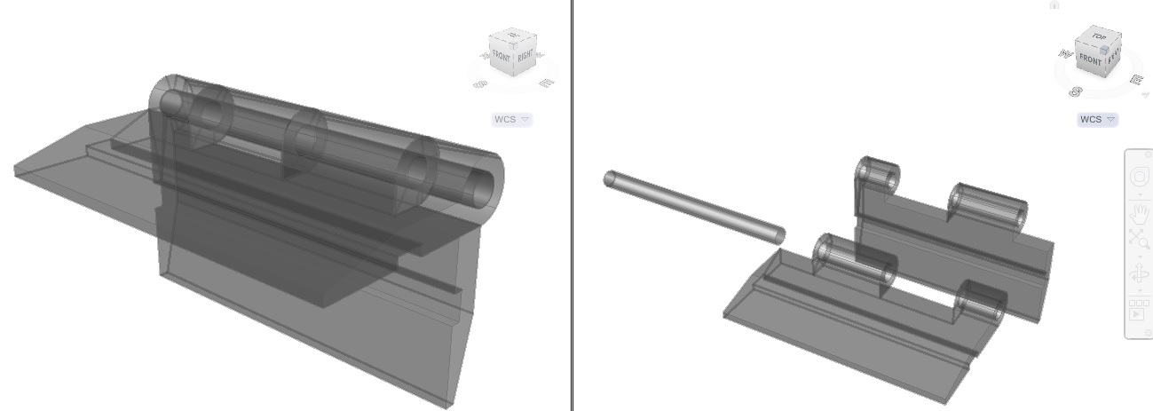 A2001960-亚克力铰链合页 38mm x 38mm