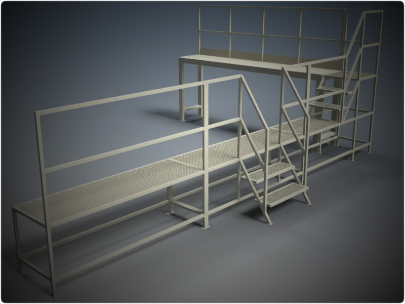 A2002016-工业钢架平台