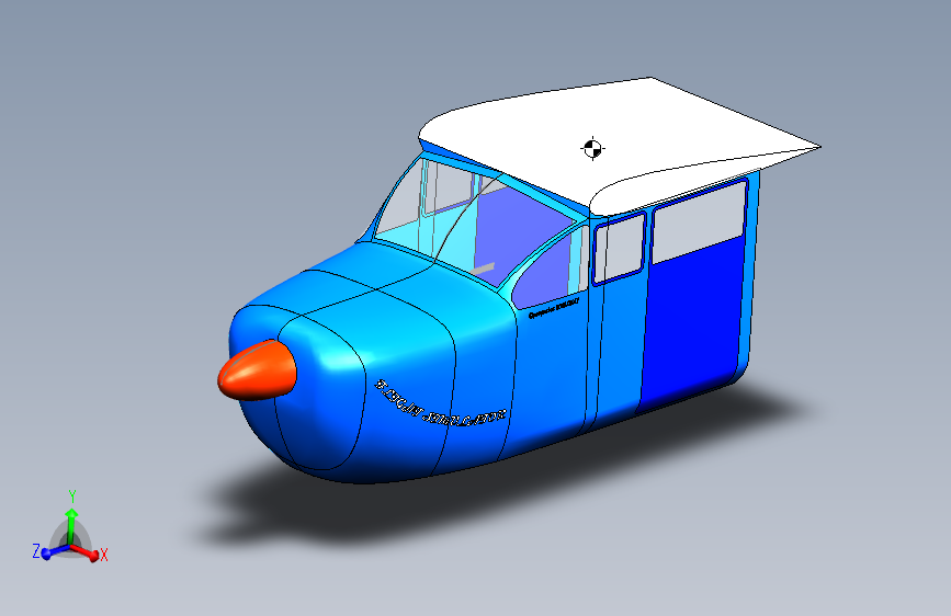 A3001918-Cessna 172 飞机模拟器的机舱