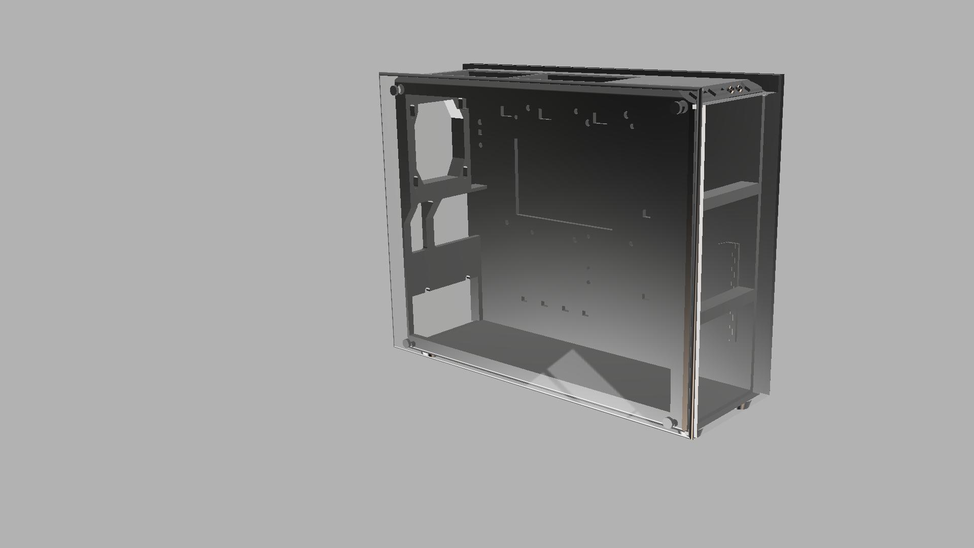 A3002007-PC 机柜 3D 模型