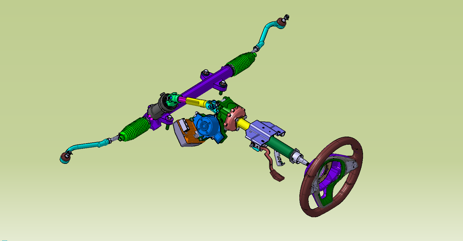 C-EPS管柱式电动助力转向系统 631217