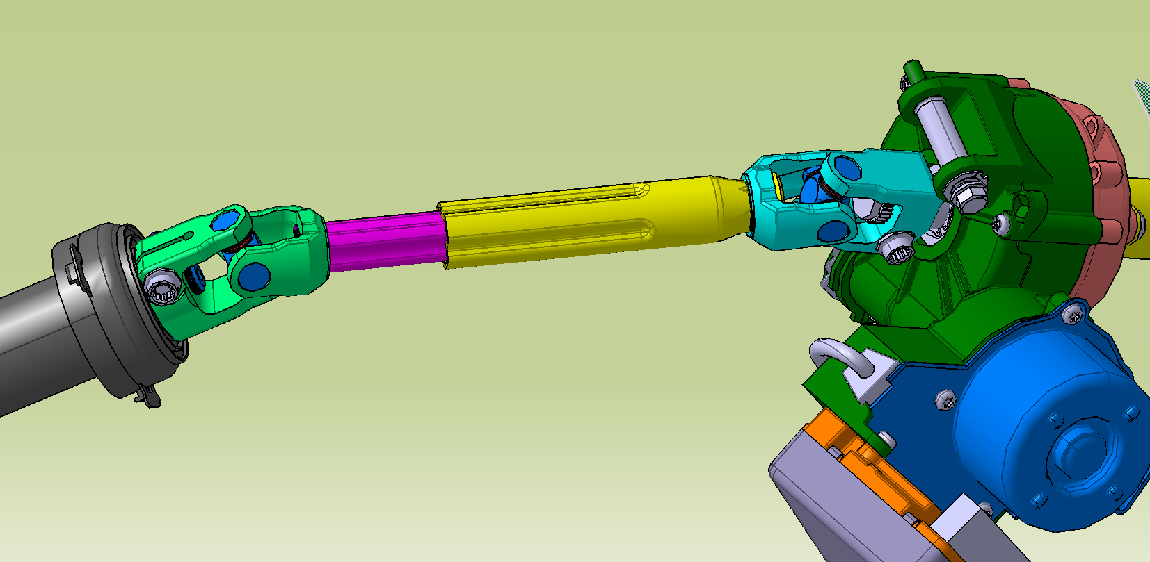 C-EPS管柱式电动助力转向系统 631217