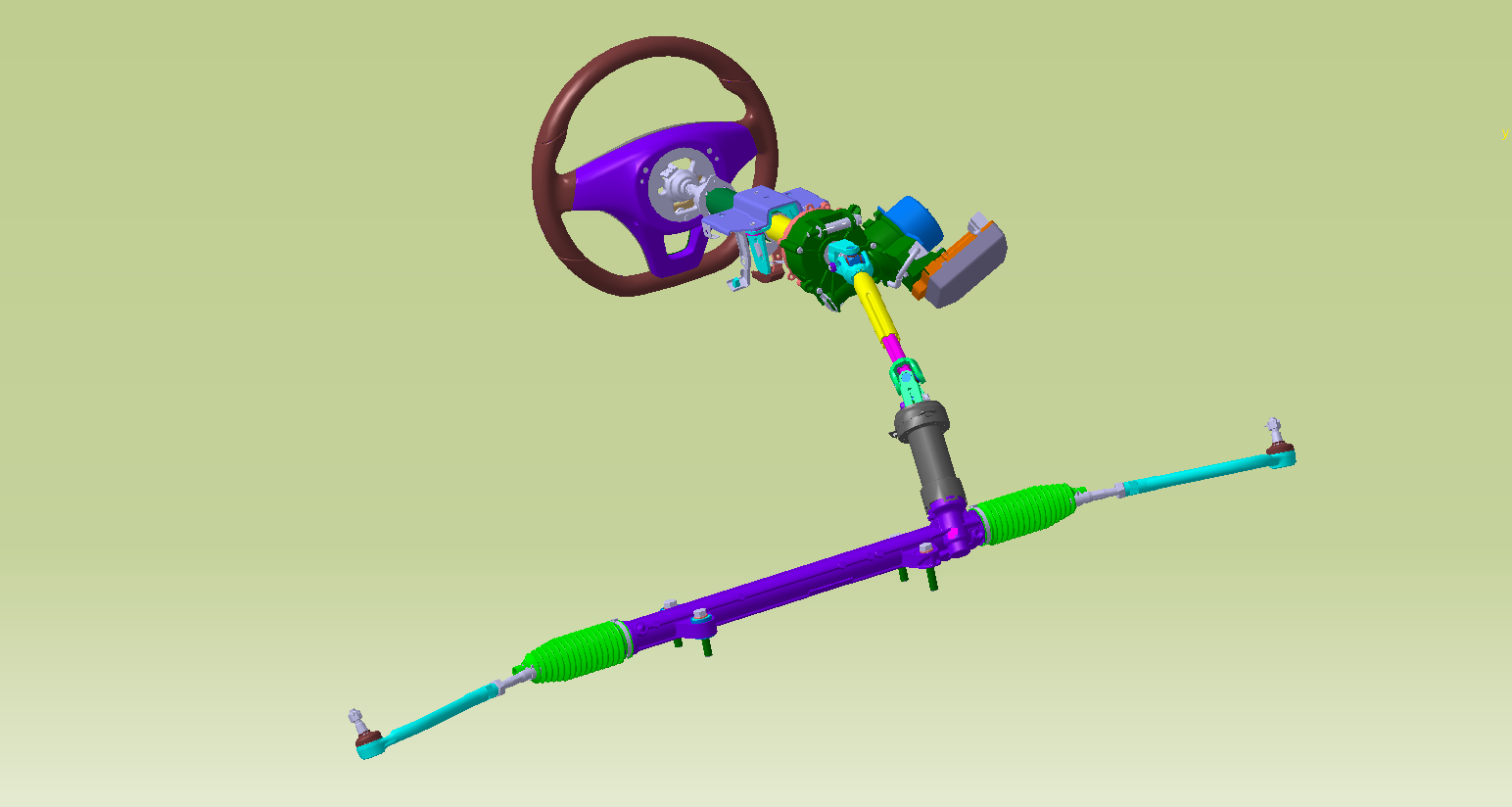 C-EPS管柱式电动助力转向系统 631217