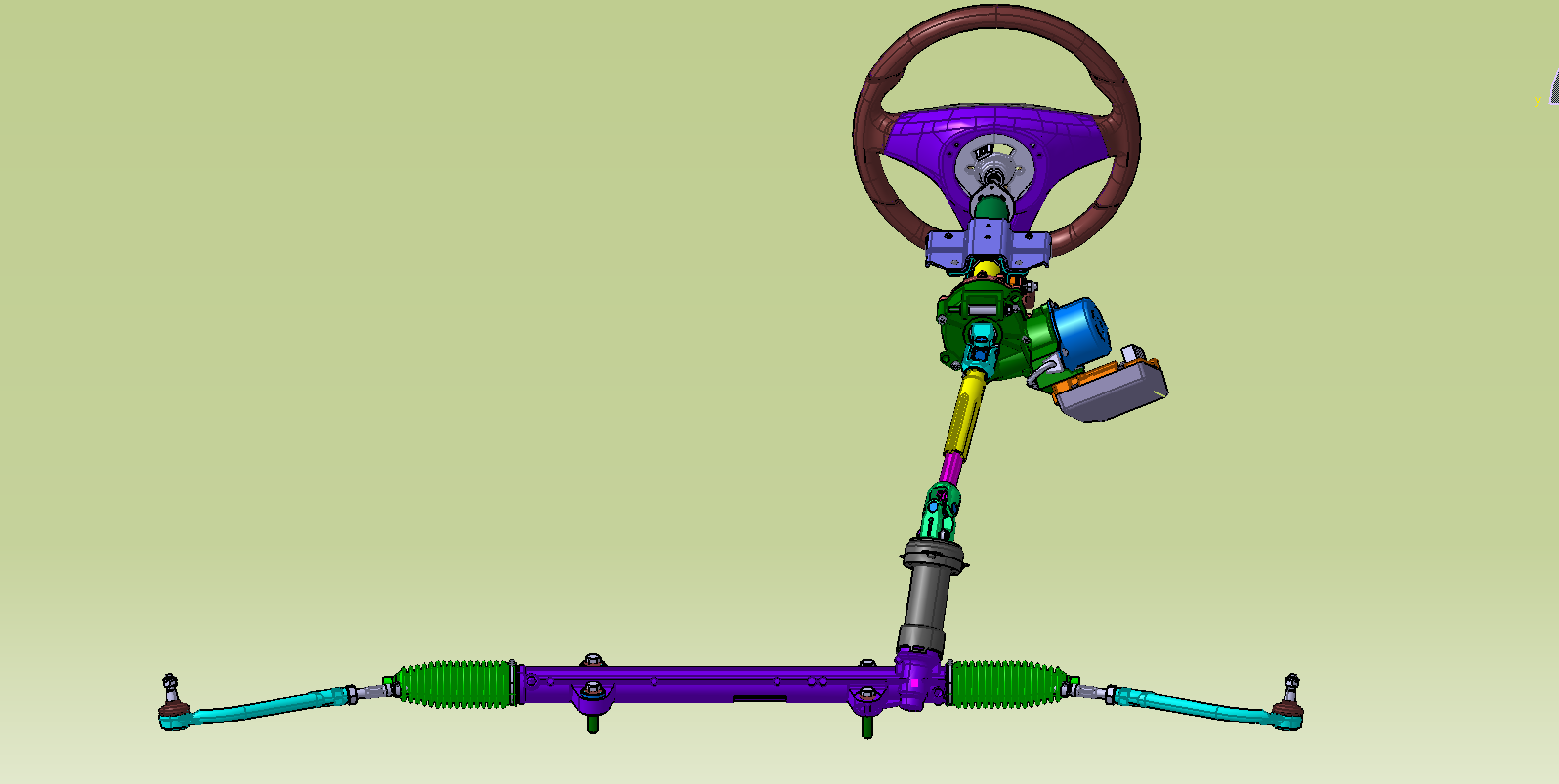 C-EPS管柱式电动助力转向系统 631217