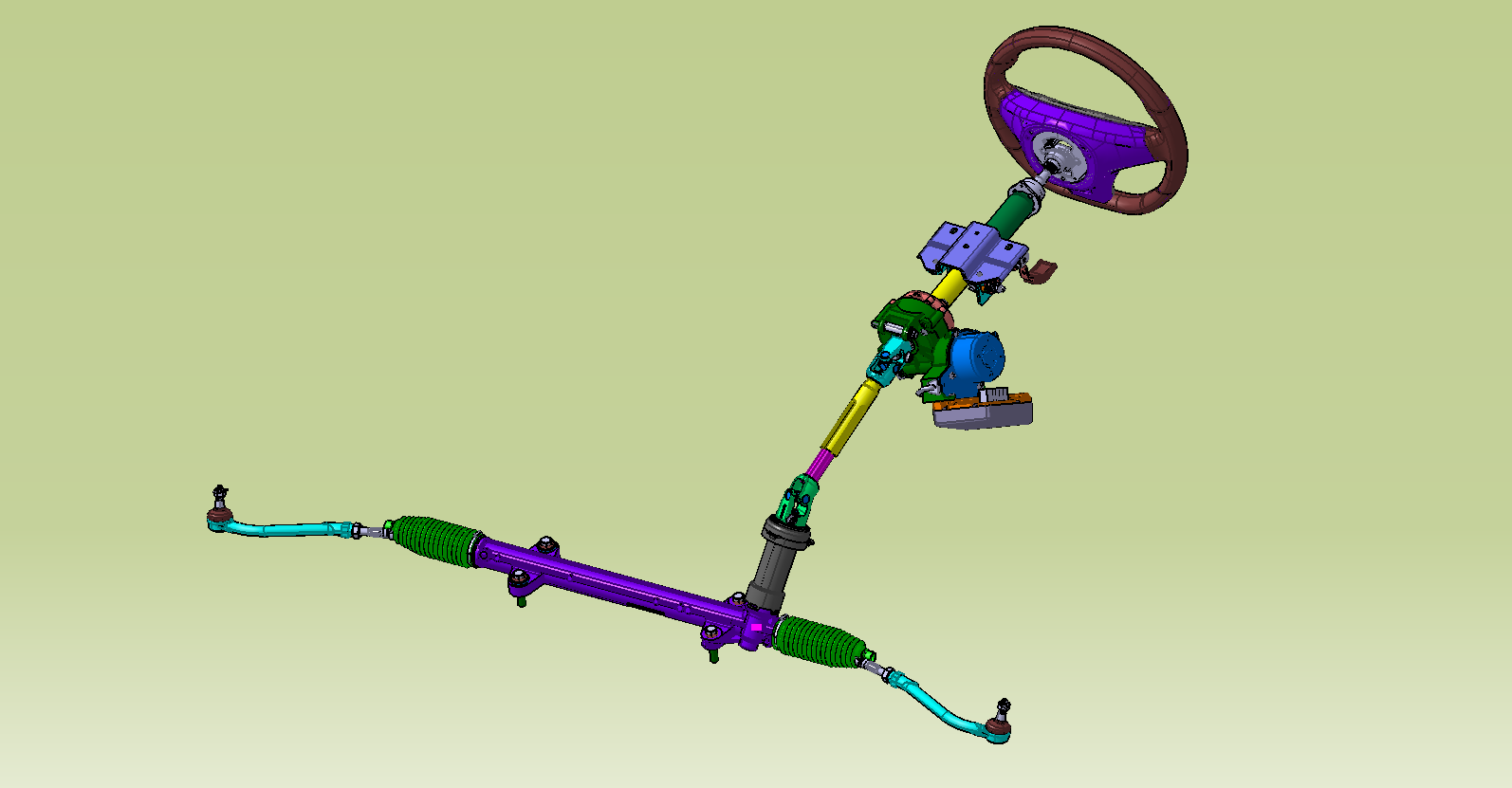 C-EPS管柱式电动助力转向系统 631217