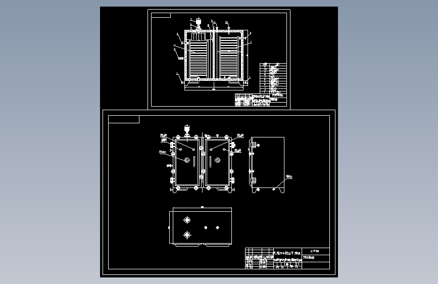 两用方型真空干燥机