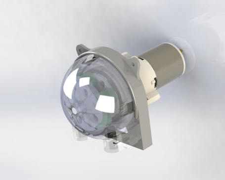 带电机的蠕动泵