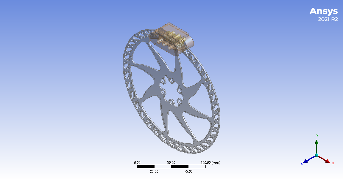 盘式制动器带制动蹄...