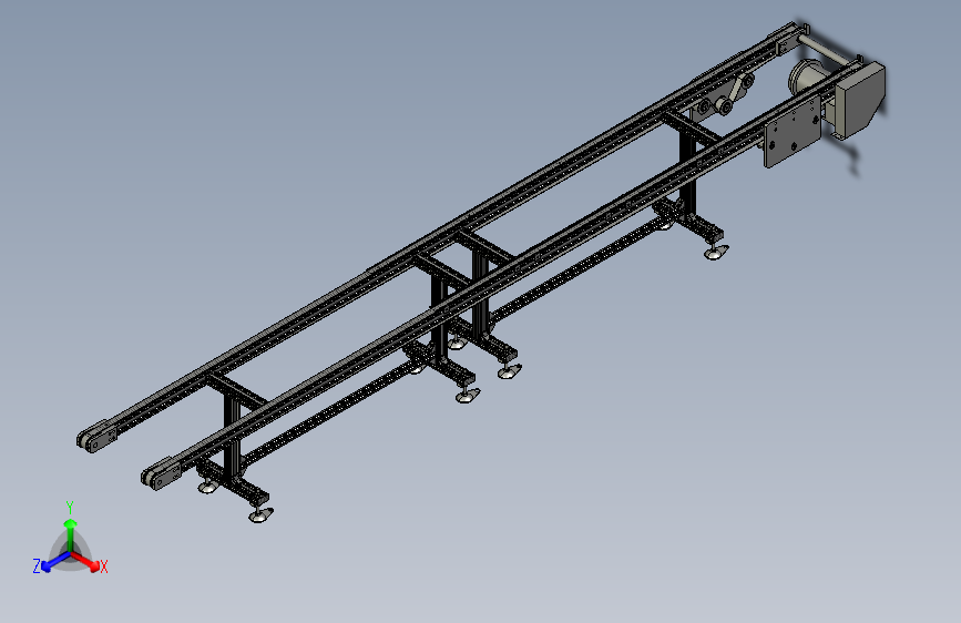 双列皮带输送机