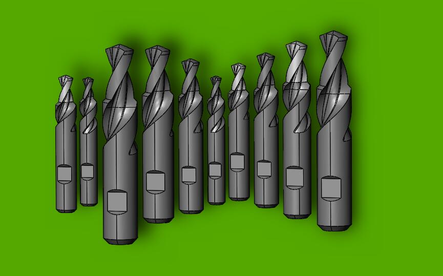 10种BGF-型螺纹铣刀模型--984118--50