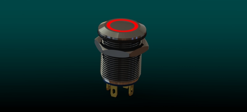 A2002385-亮红色按钮