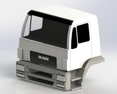 A3002074-MAN卡车驾驶室