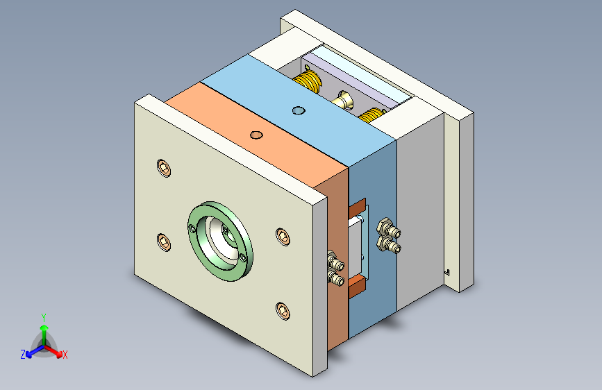 橱柜直角连接件注塑模具设计