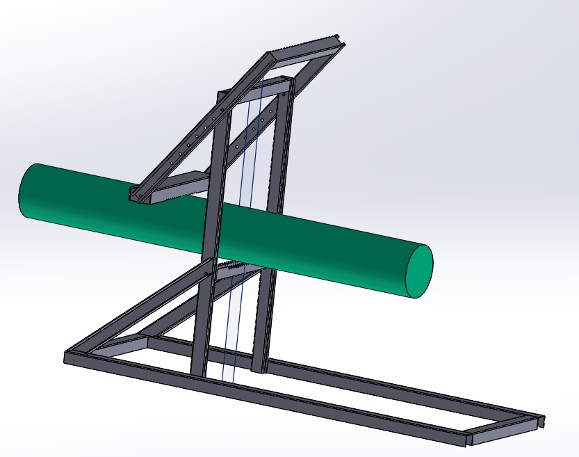 3mm厚钢材制成的木工锯台