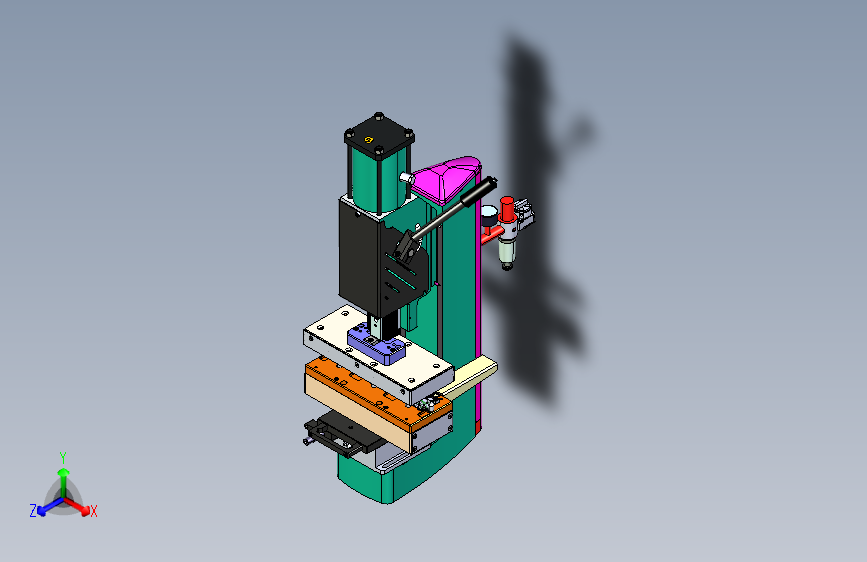 B2001908-将引脚按压到印刷电路板上