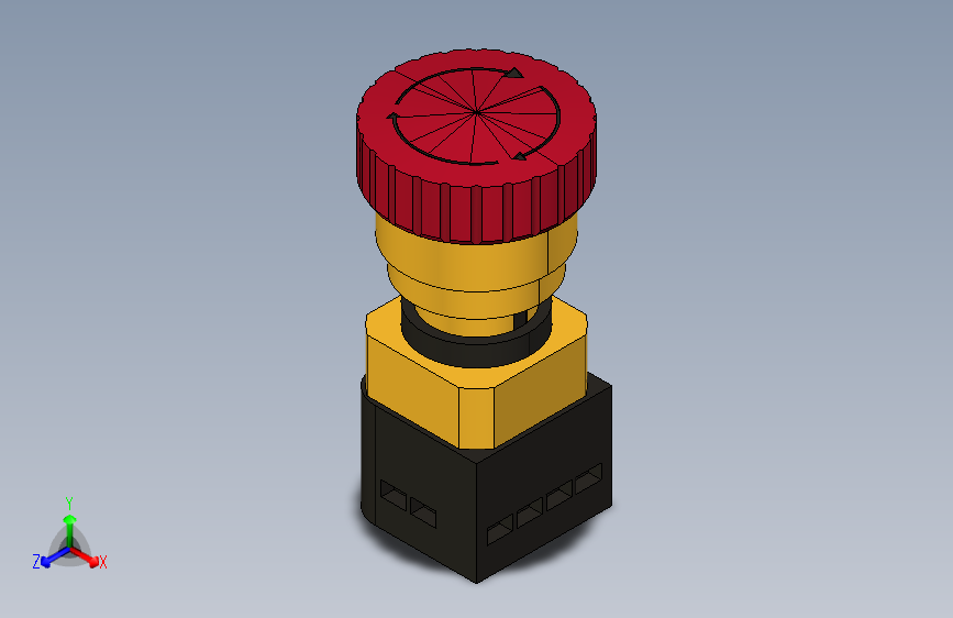 B2001927-XW1E-BV413M-R 急停按钮