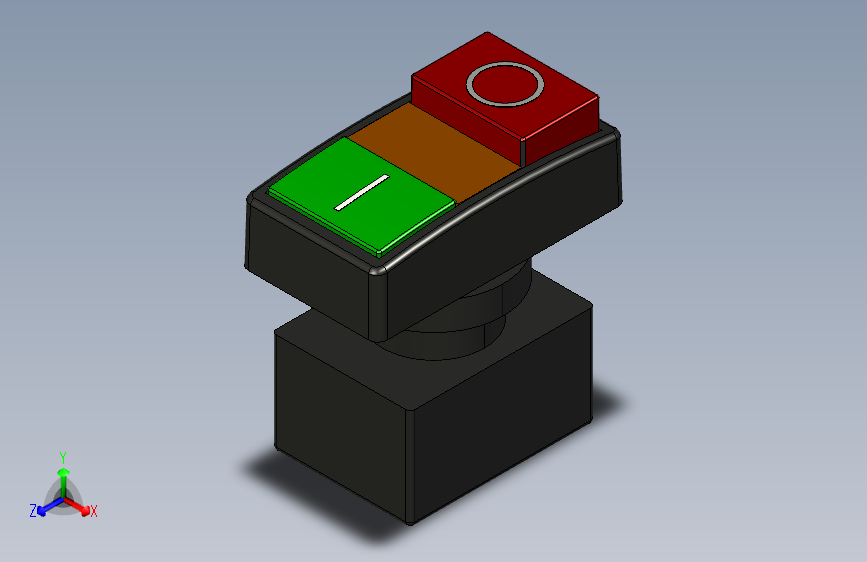 B2001951-双按钮“开始停止”