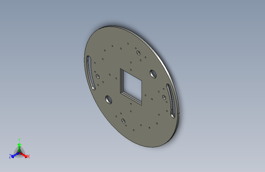 B2001957-SL4BLSH40A-激光切割方孔滑动虹膜光圈