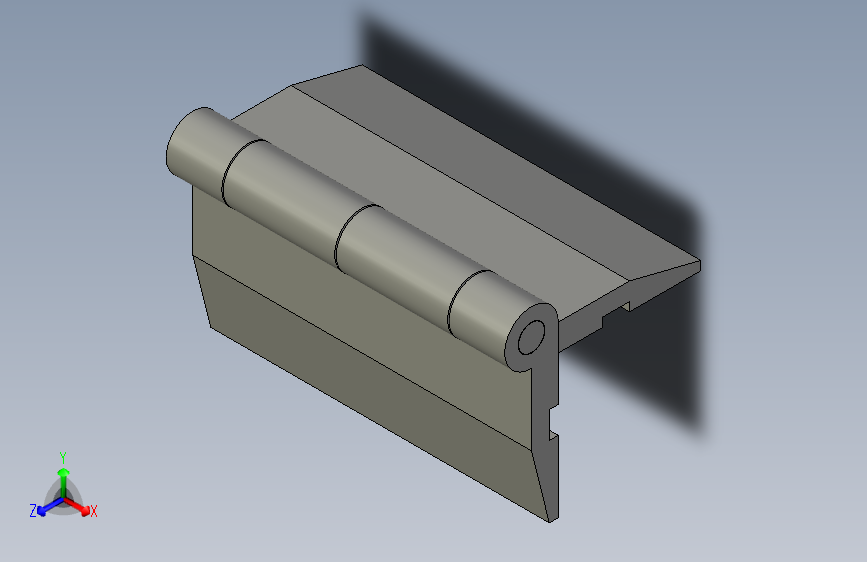 B2001960-亚克力铰链合页 38mm x 38mm