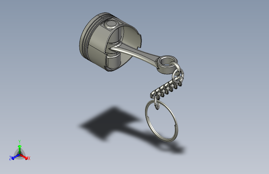 B2001963-活塞钥匙扣