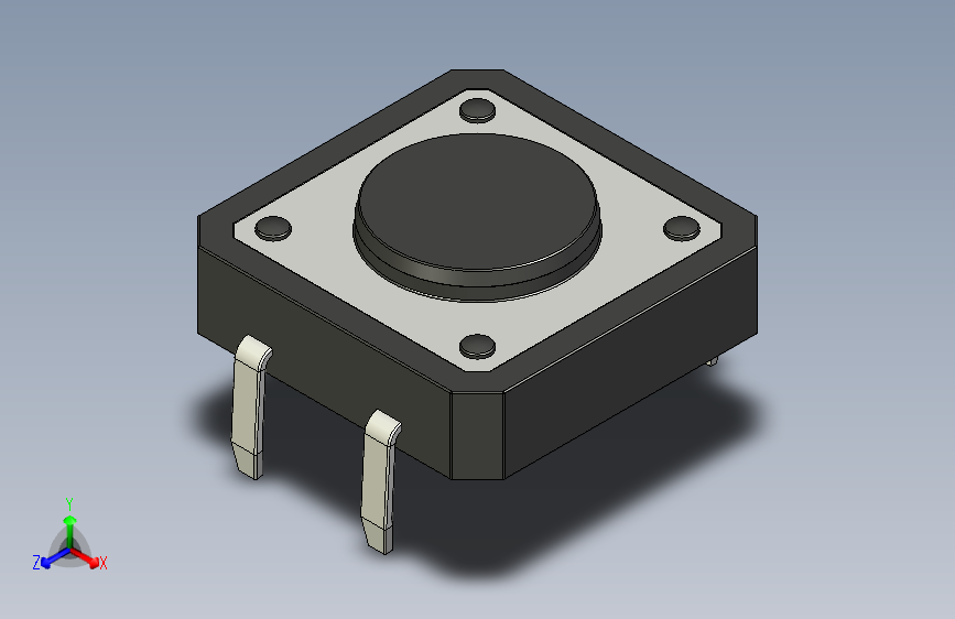 B2002003-12x12x5mm 瞬时触控 4 针按钮开关