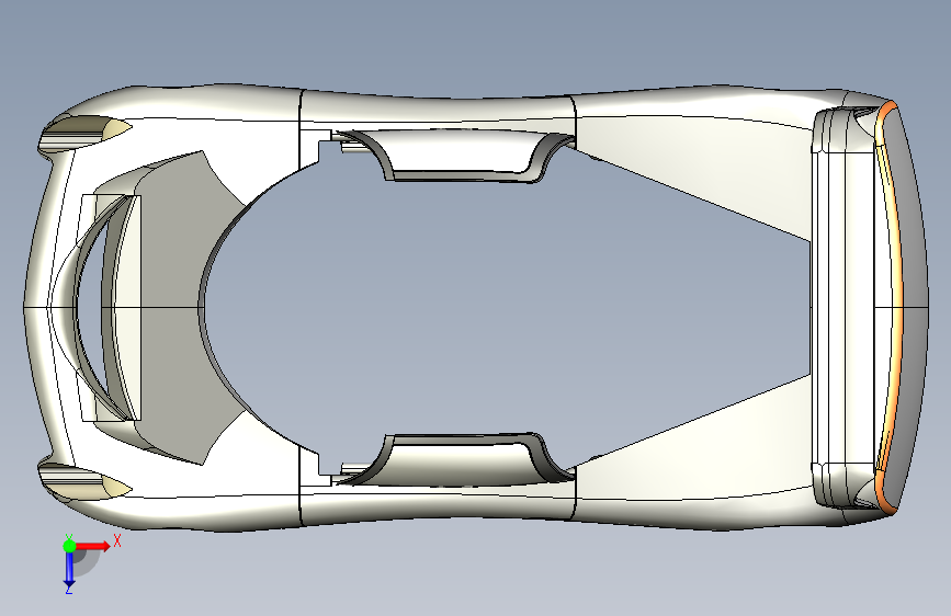 B2001974-500G Arcus Rev.0汽车 俯视图