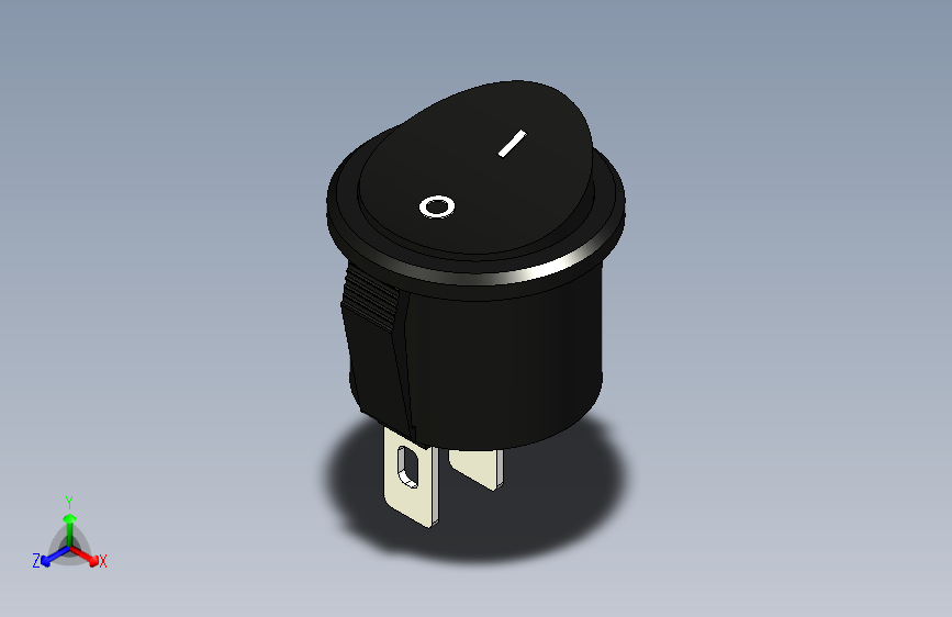 B2002047-SPST 按入式电气开关